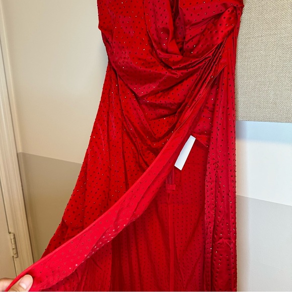 Retrofête CERES Crystal Embellished Silk Dress - Picture 13 of 14